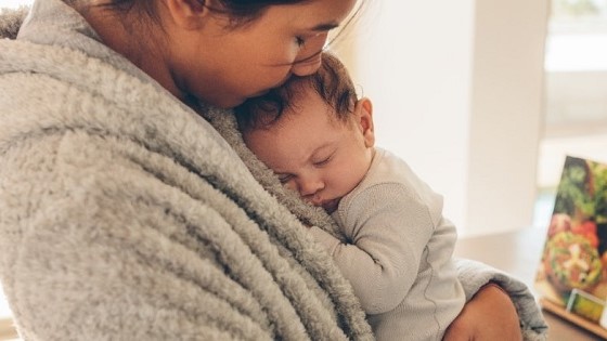 Mama mit Baby