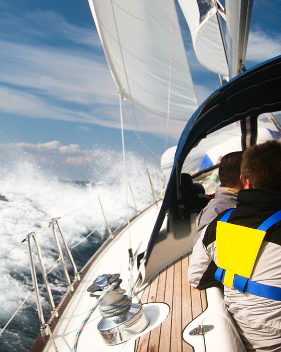 Am Segelboot