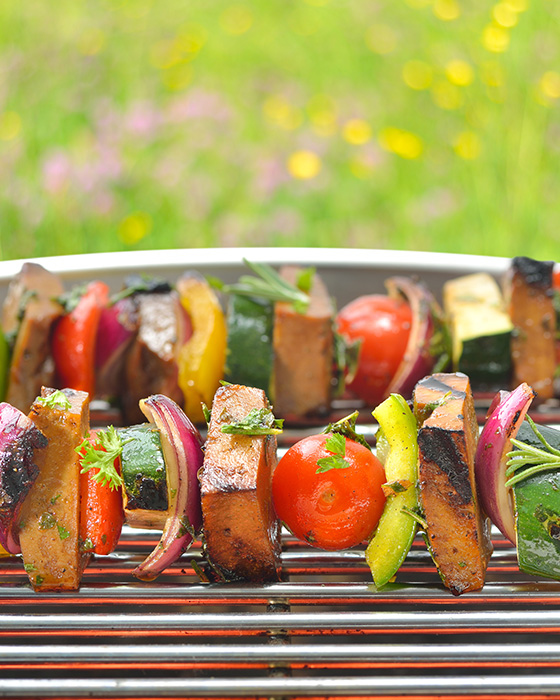 Gesunde Grillspieße