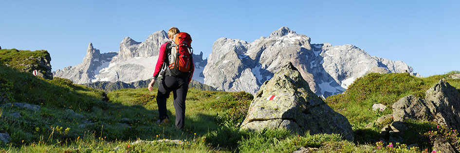 Wandern in den Bergen