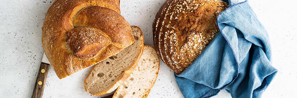 unterschiedliche Brotlaibe