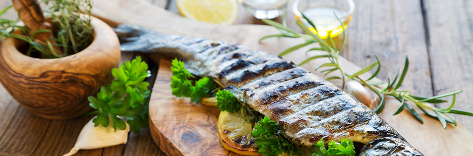 Gegrillter Fisch