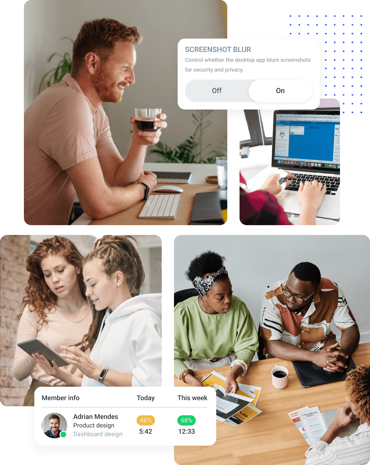 Time Tracker with Screenshots Hubstaff
