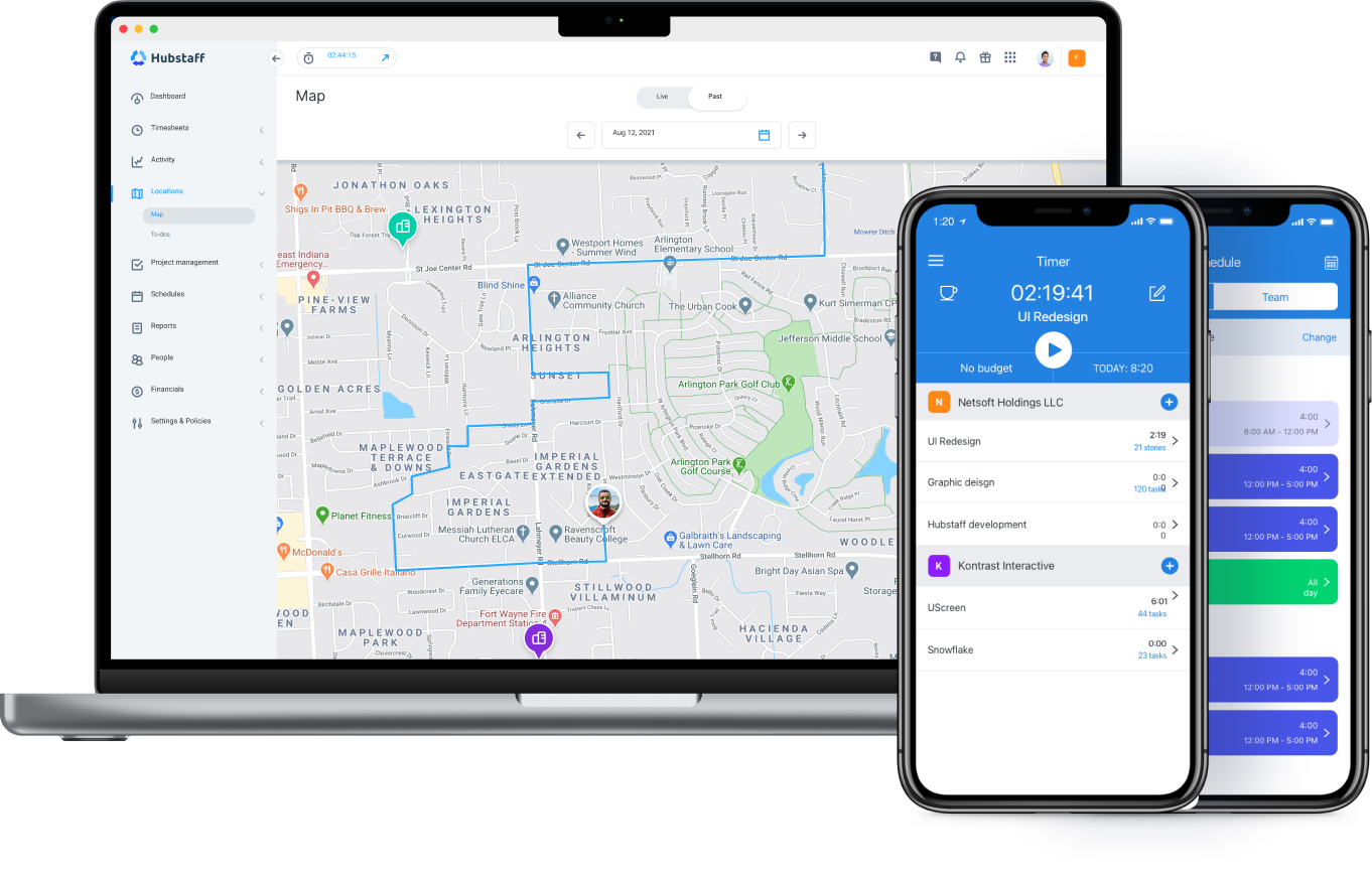 EasyToUse Real Estate Time Tracking Software Hubstaff