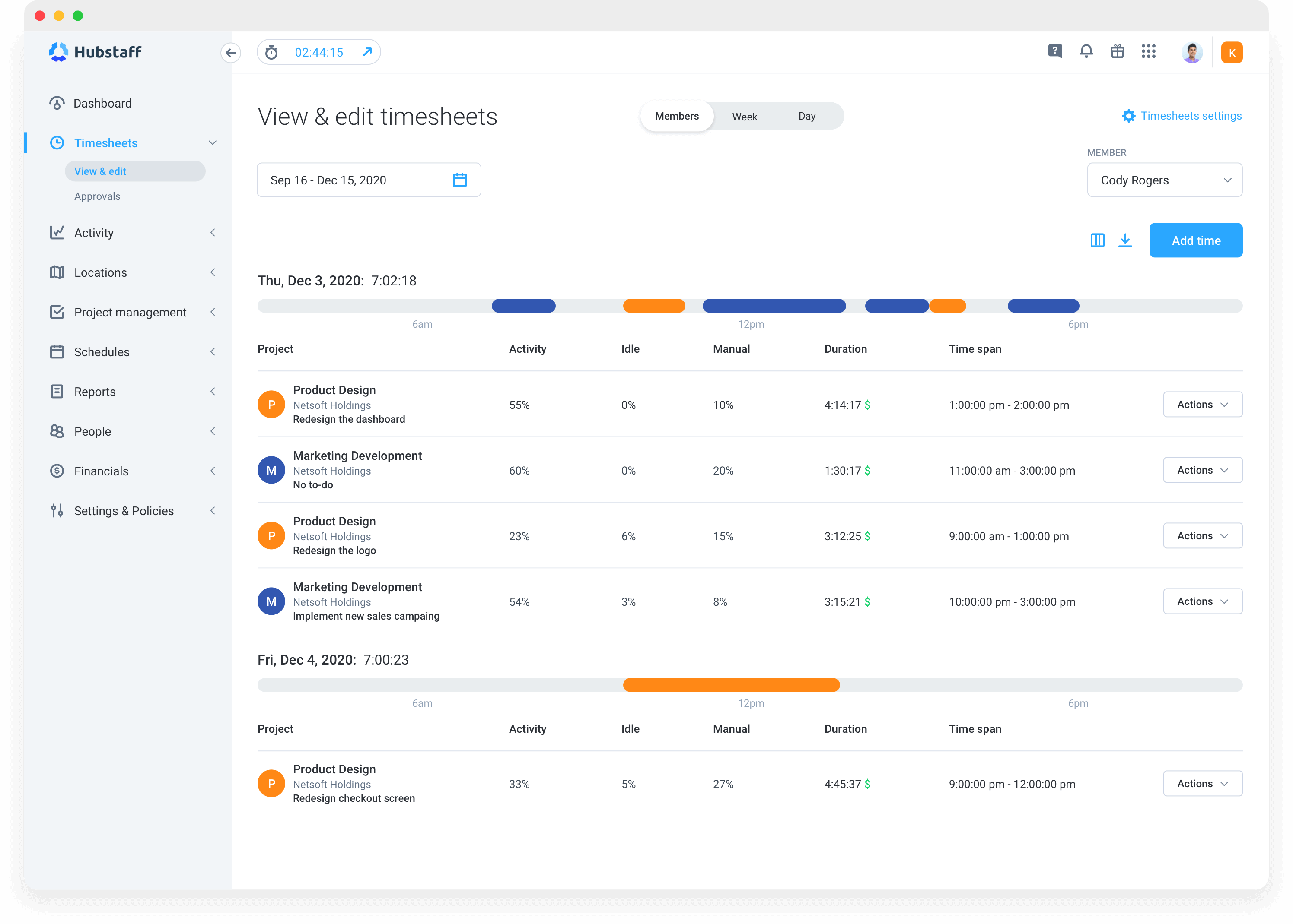 Payroll tracking software hubstaff