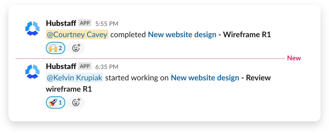 Slack Time Tracking Integration Hubstaff