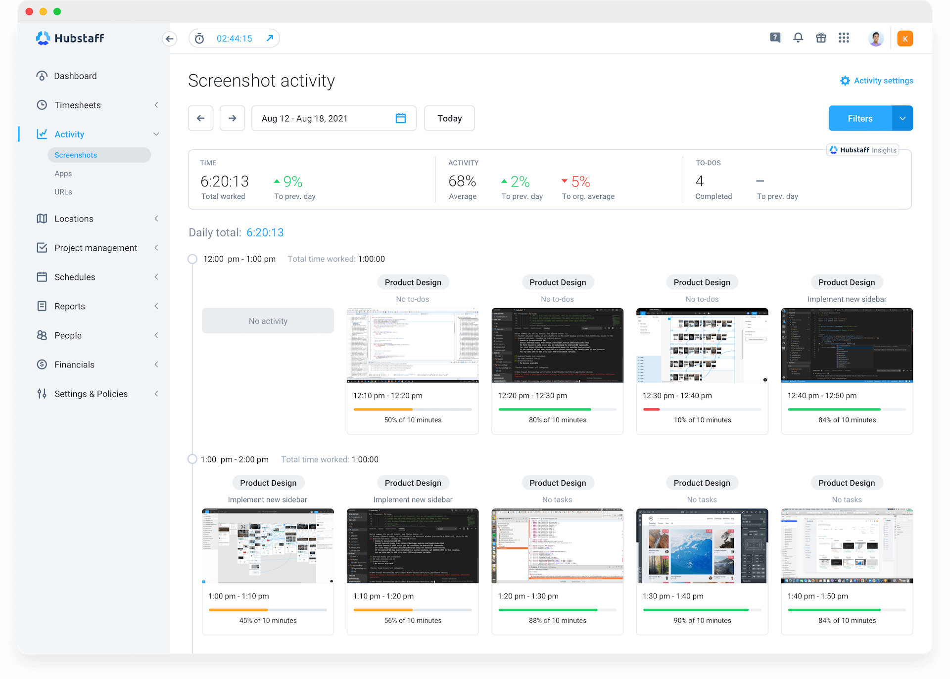 Zendesk Time Tracking & Employee Monitoring Hubstaff
