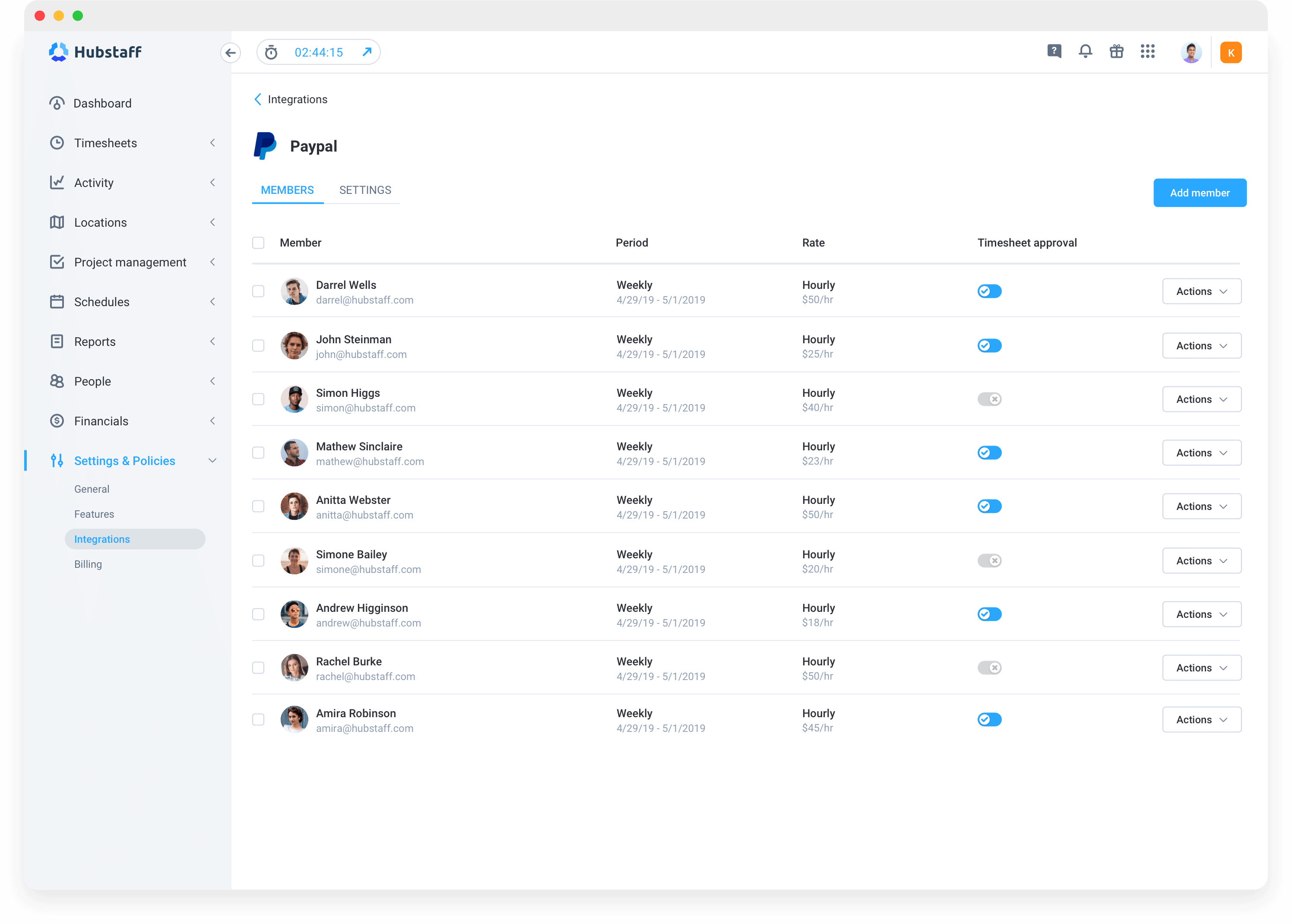 Payroll Tracking Software Hubstaff