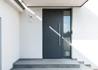 Eingangstür aus Aluminium in München