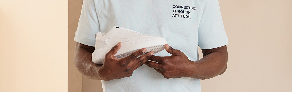 Witte sneakers