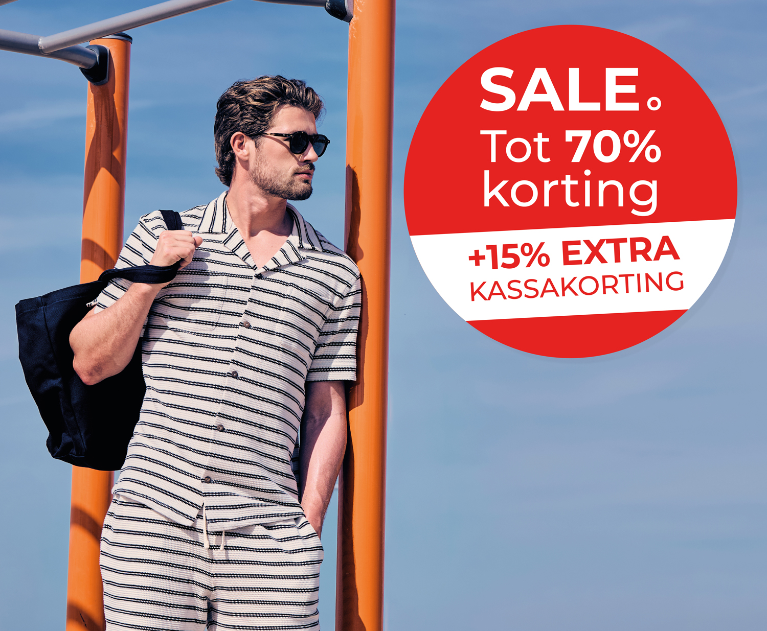 SALE. Tot 70% korting. +15% extra kassakorting