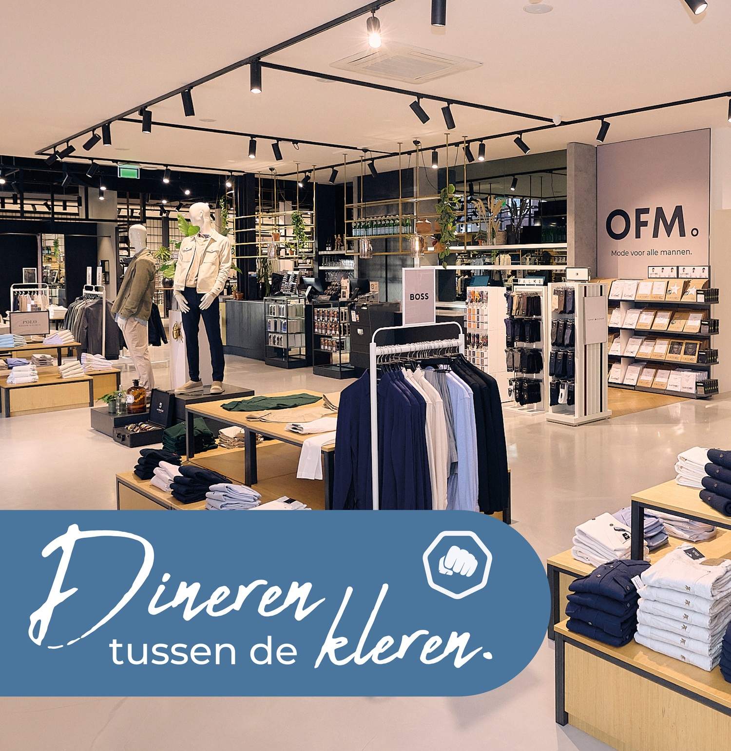 Dineren tussen de kleren, uitnodiging