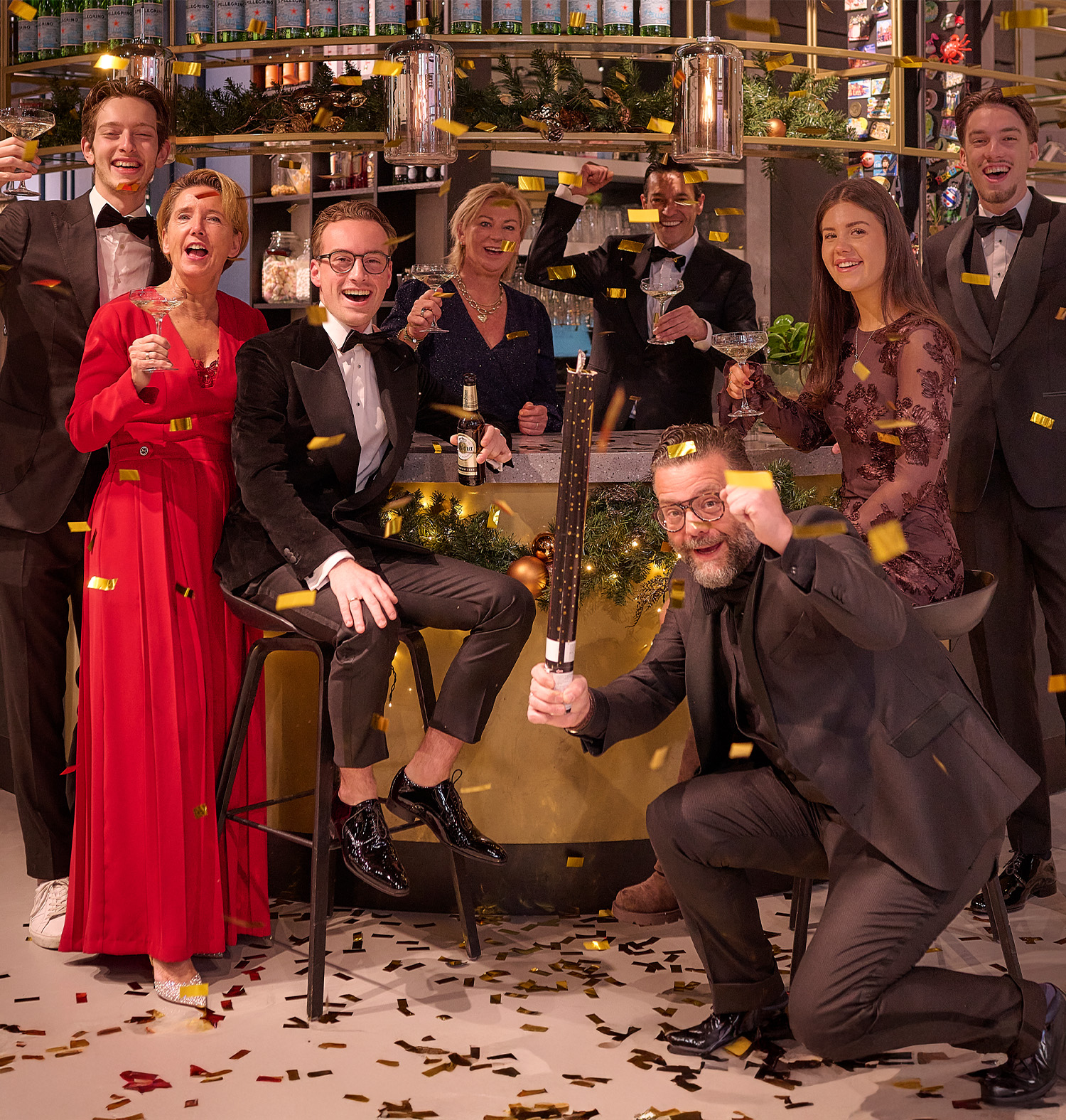 foto van het team in Rosmalen tijdens kerst