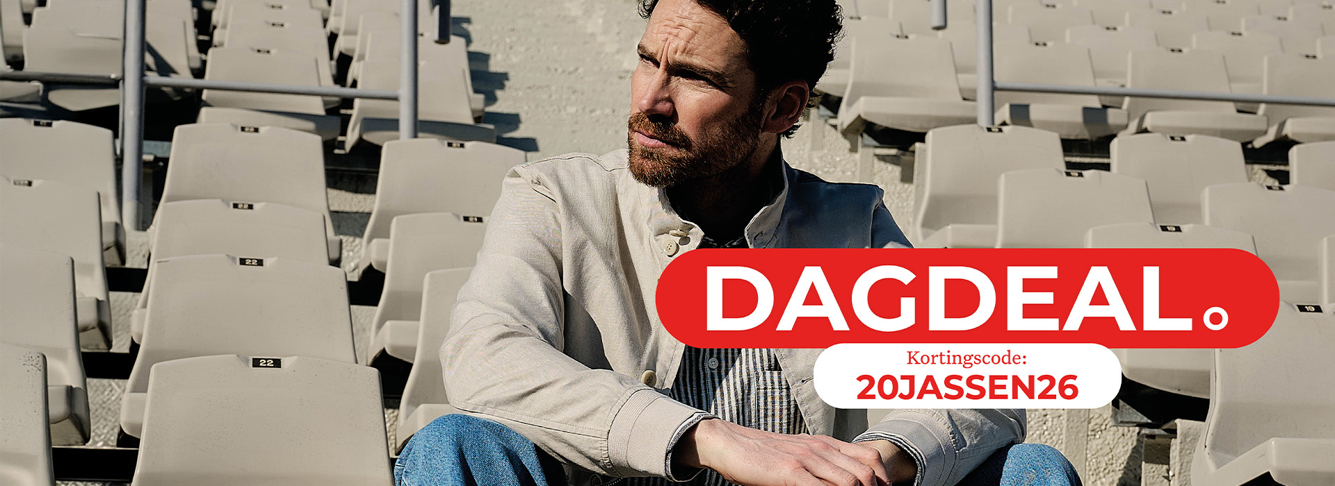Dagdeal. Kortingscode 20jassen26