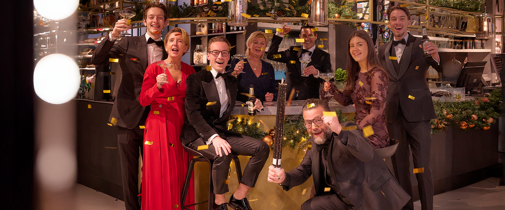 foto van het team in Rosmalen tijdens kerst