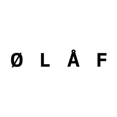 The image consists of the word "OLÅF" written in uppercase letters with an accent on the "O" and circle above the "A".