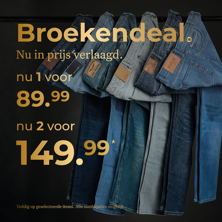 Black friday broekendeal verlaagd