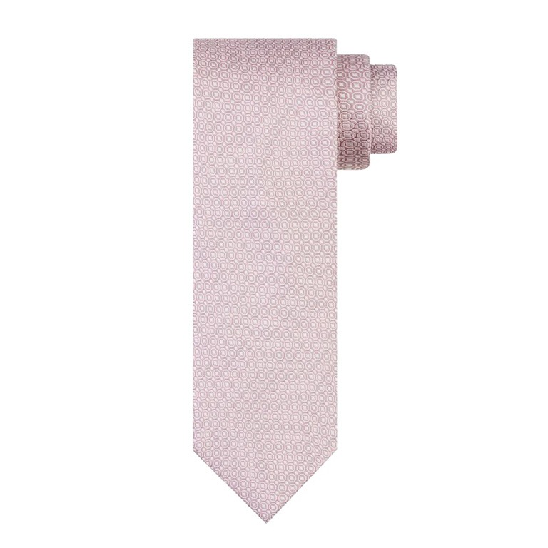 Close-up van roze profuomo stropdas