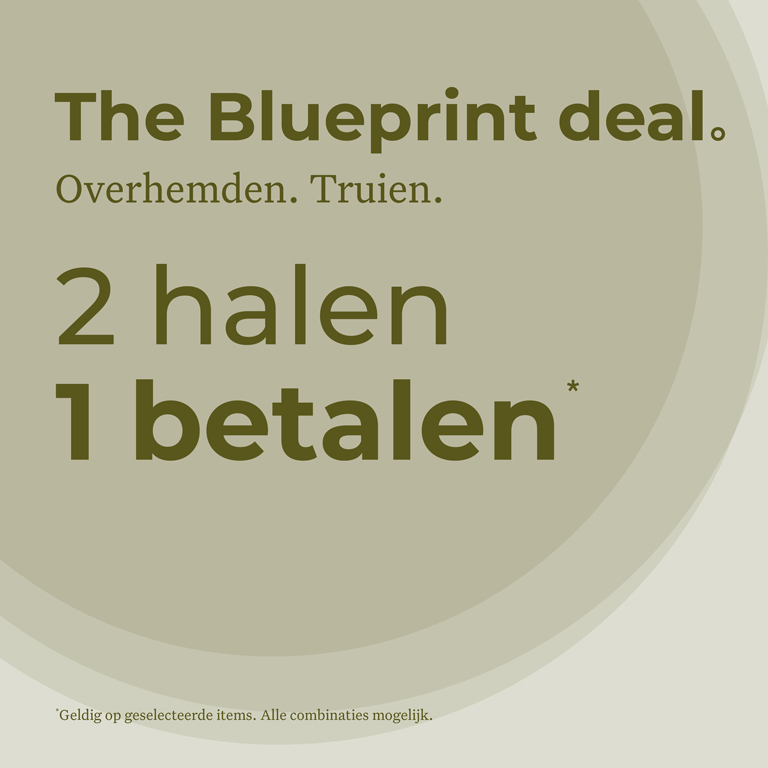 Blueprint deal: 2 halen 1 betalen