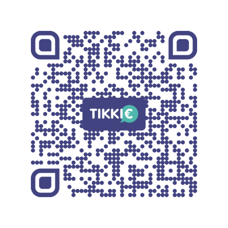 QR Code voor een donatie via Tikkie aan de Mannen voor Mannen stichting