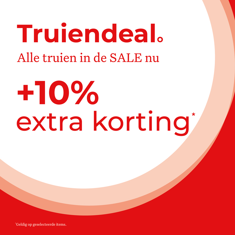 truiendeal +10% extra korting