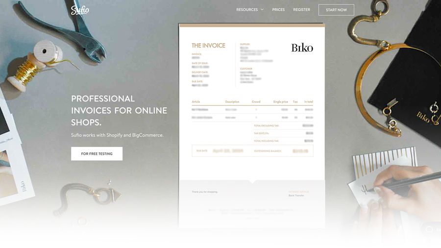 Sufio: Automated invoicing for Shopify Plus merchants
