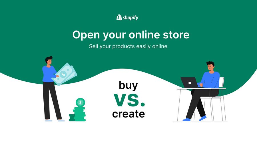 Buy Shopify store or create a Shopify website yourself: What you need to know (2023)