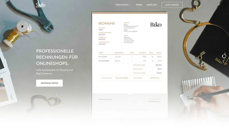 Sufio: Automatisierte Rechnungsstellung für Shopify-Plus-Händler