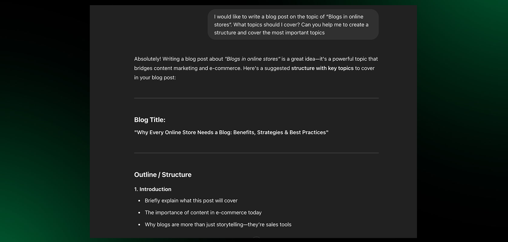 Blog posts with ChatGPT