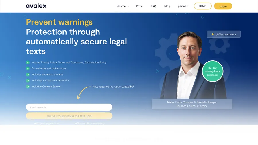 Rechtliche Absicherung mit avalex: Abmahnsichere Rechtstexte für Ihren Shopify Shop