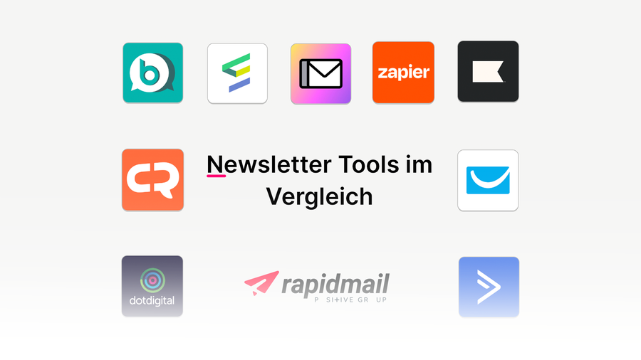Newsletter Tools im Vergleich: Wir zeigen die besten Anbieter für E-Mail Marketing