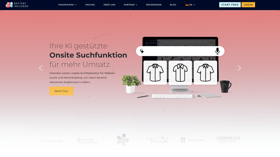 BatteryIncluded – Die KI-gestützte Headless-Lösung für smarte Suchfunktionen im E-Commerce