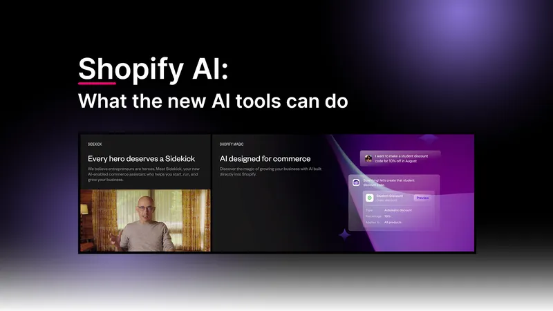Shopify AI: Das können die KI-Tools für den E-Commerce