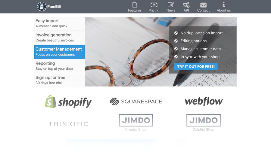PamBill: Automated invoicing for scaling Shopify stores