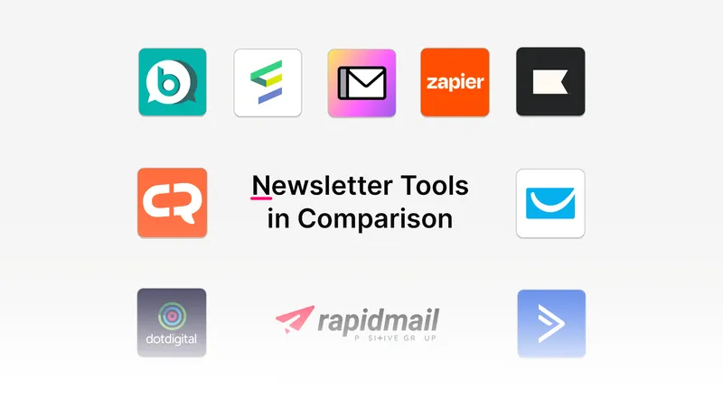 Newsletter Tools im Vergleich: Wir zeigen die besten Anbieter für E-Mail Marketing