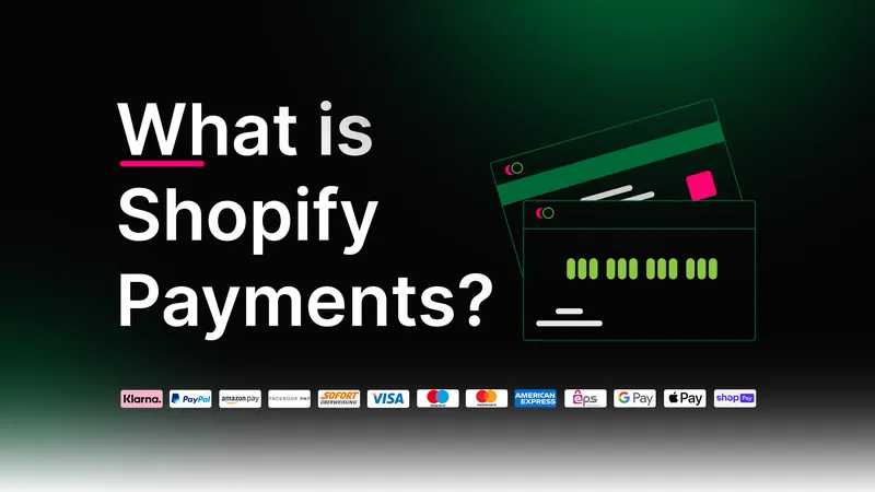 Shopify Payments: Diese Zahlungsmöglichkeiten können Shopify-Händler anbieten