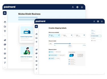 Create shipping business portal screens