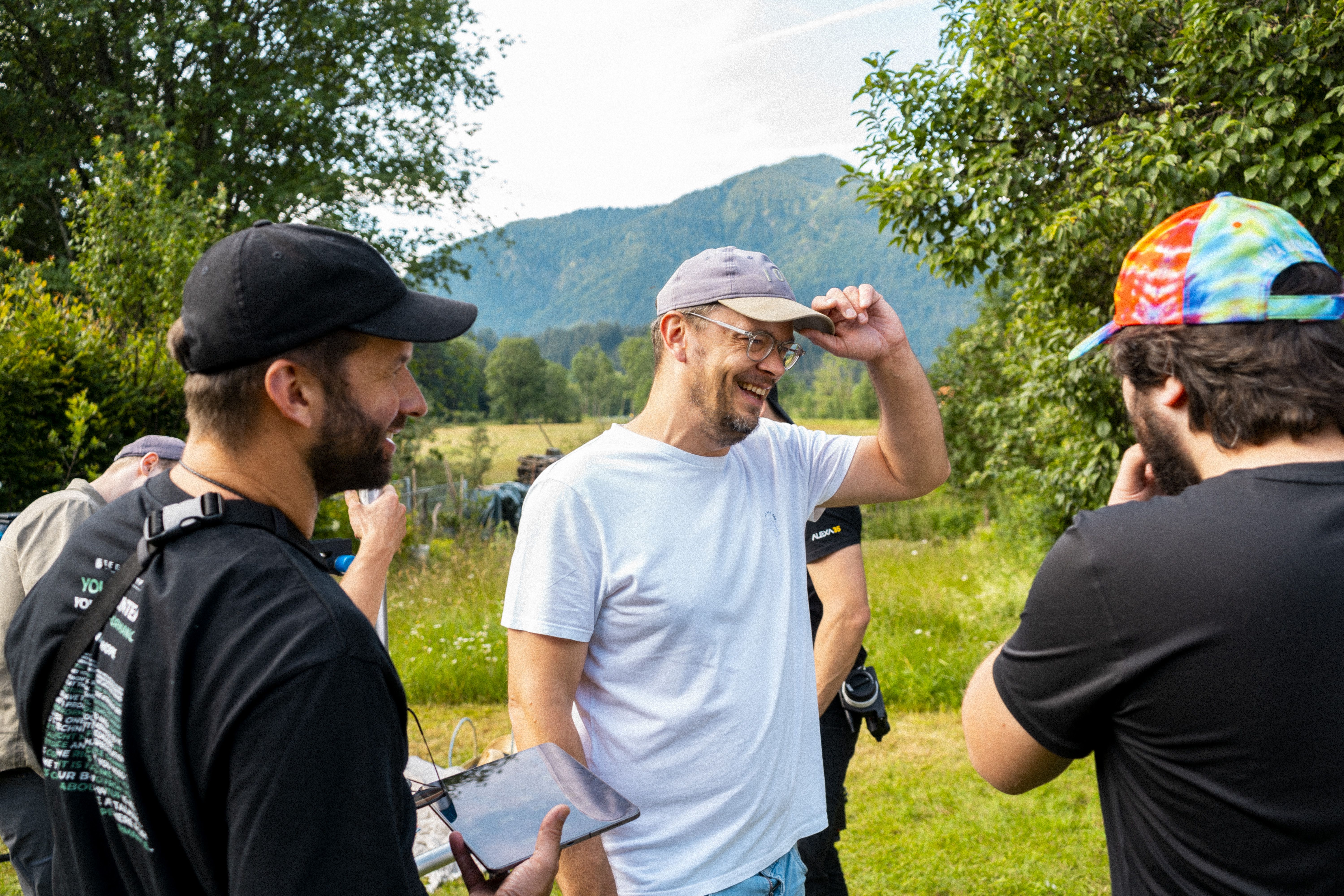 Shooting behind the scenes