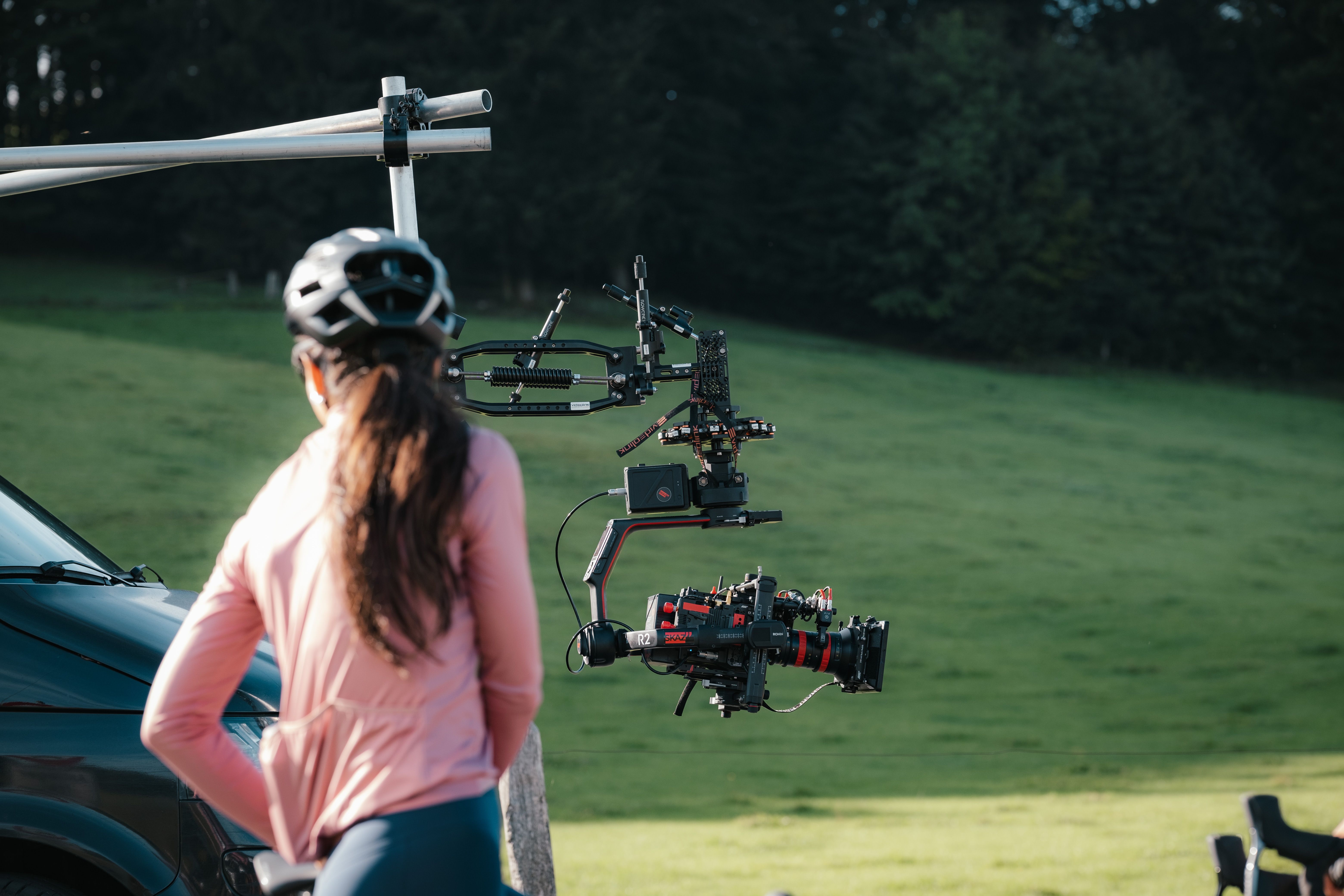 Shooting behind the scenes