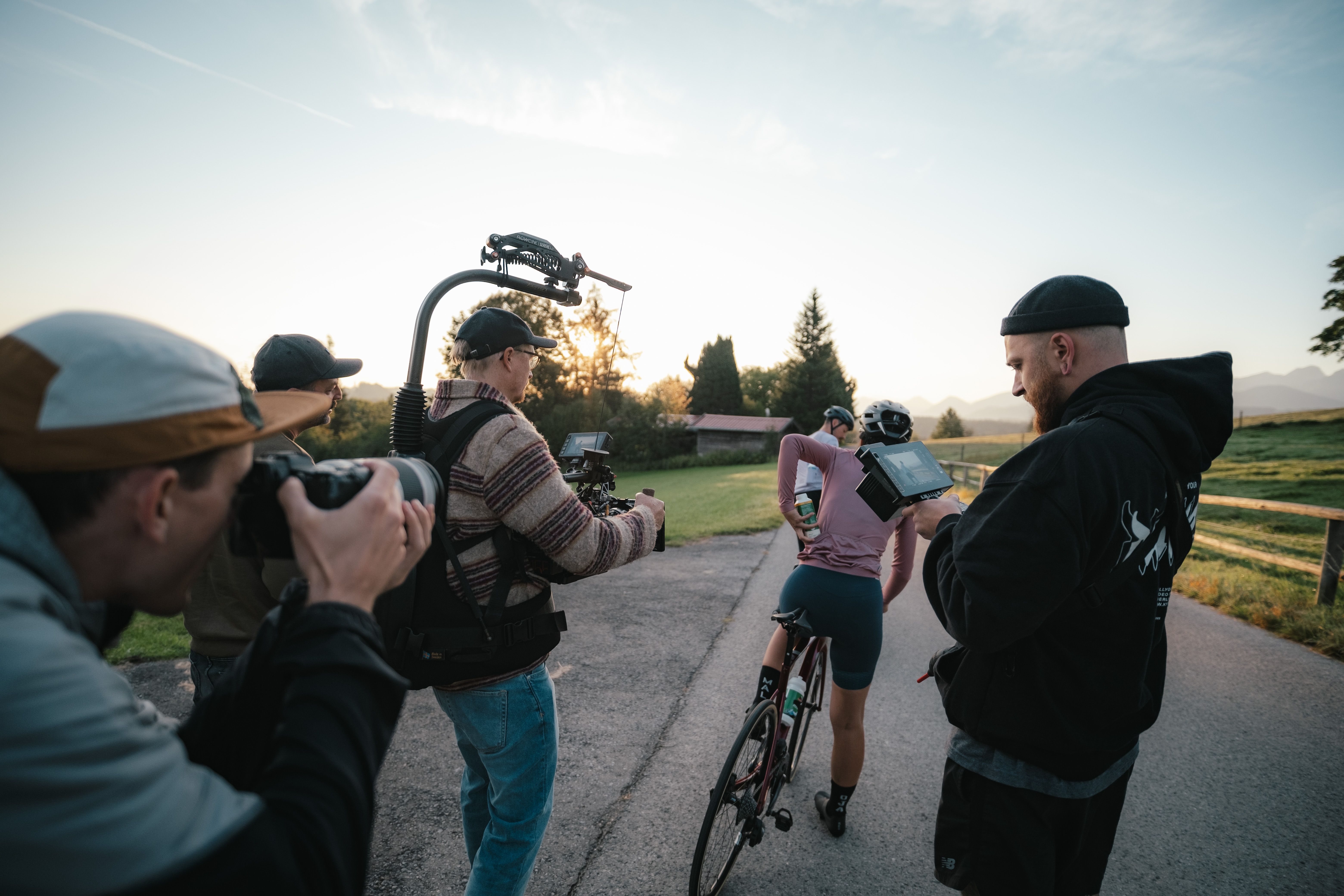 Shooting behind the scenes