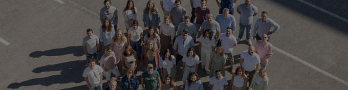 Mitarbeiter Foto von oben