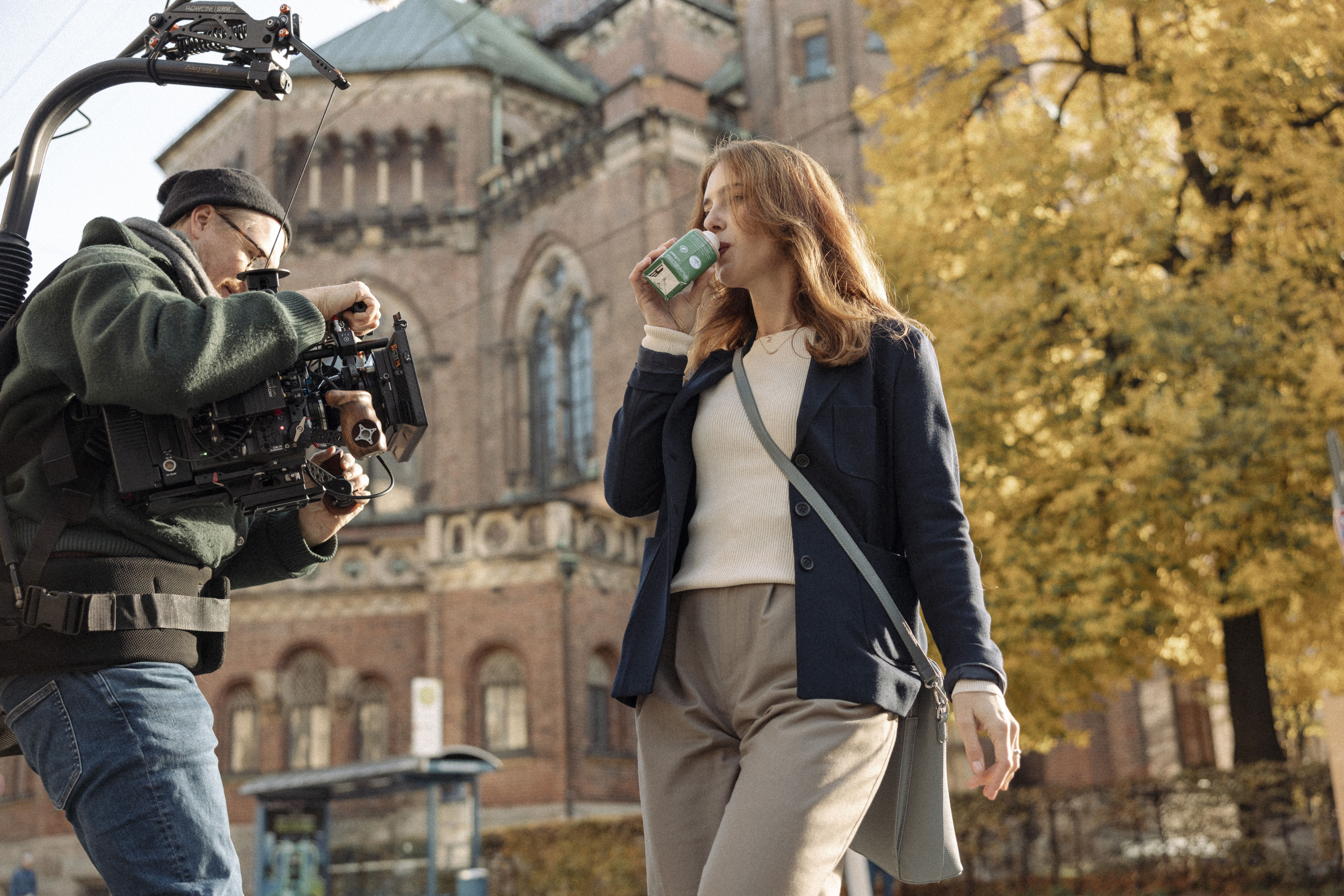 Shooting behind the scenes