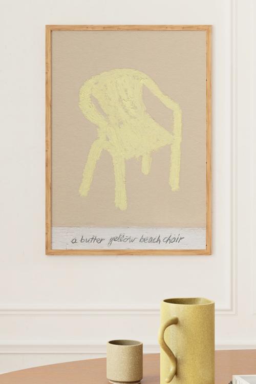 Butter Yellow Beach Chair