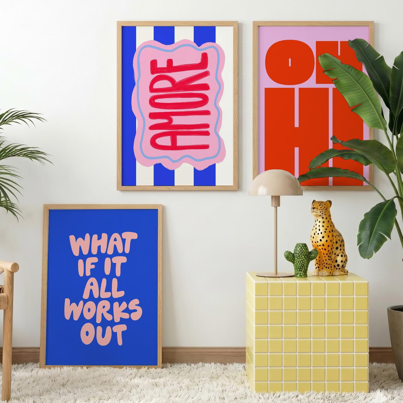 Typografie 3er Set