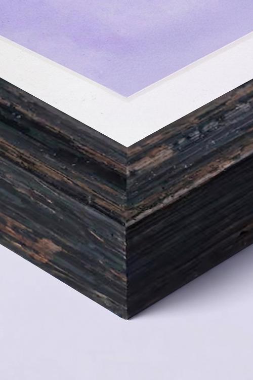 Holzrahmen Vintage schwarz