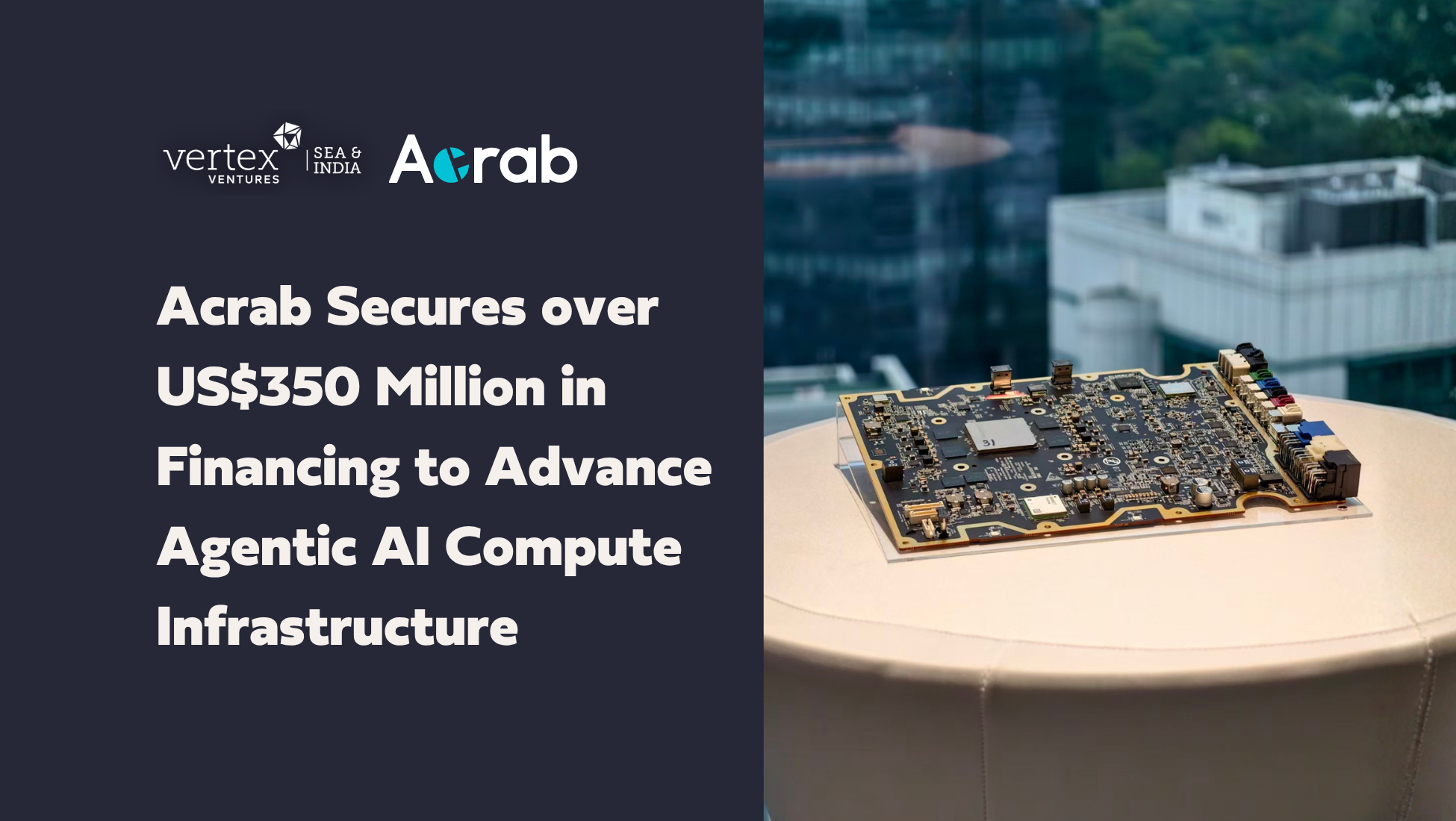 Acrab Secures over US$350 Million in Financing to Advance Agentic AI ...