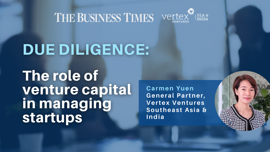 The Business Times' Column Due Diligence The role of venture capital