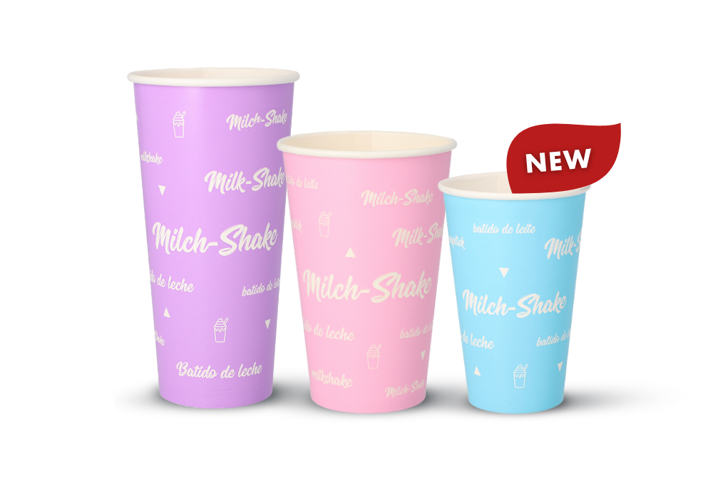 Shakebecher in drei verschiedenen Größen & Farben