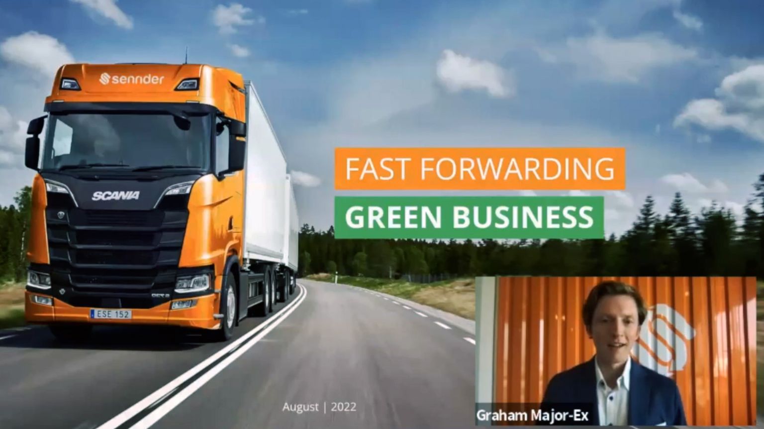 Webinar: Decarbonizing road freight with green logistics