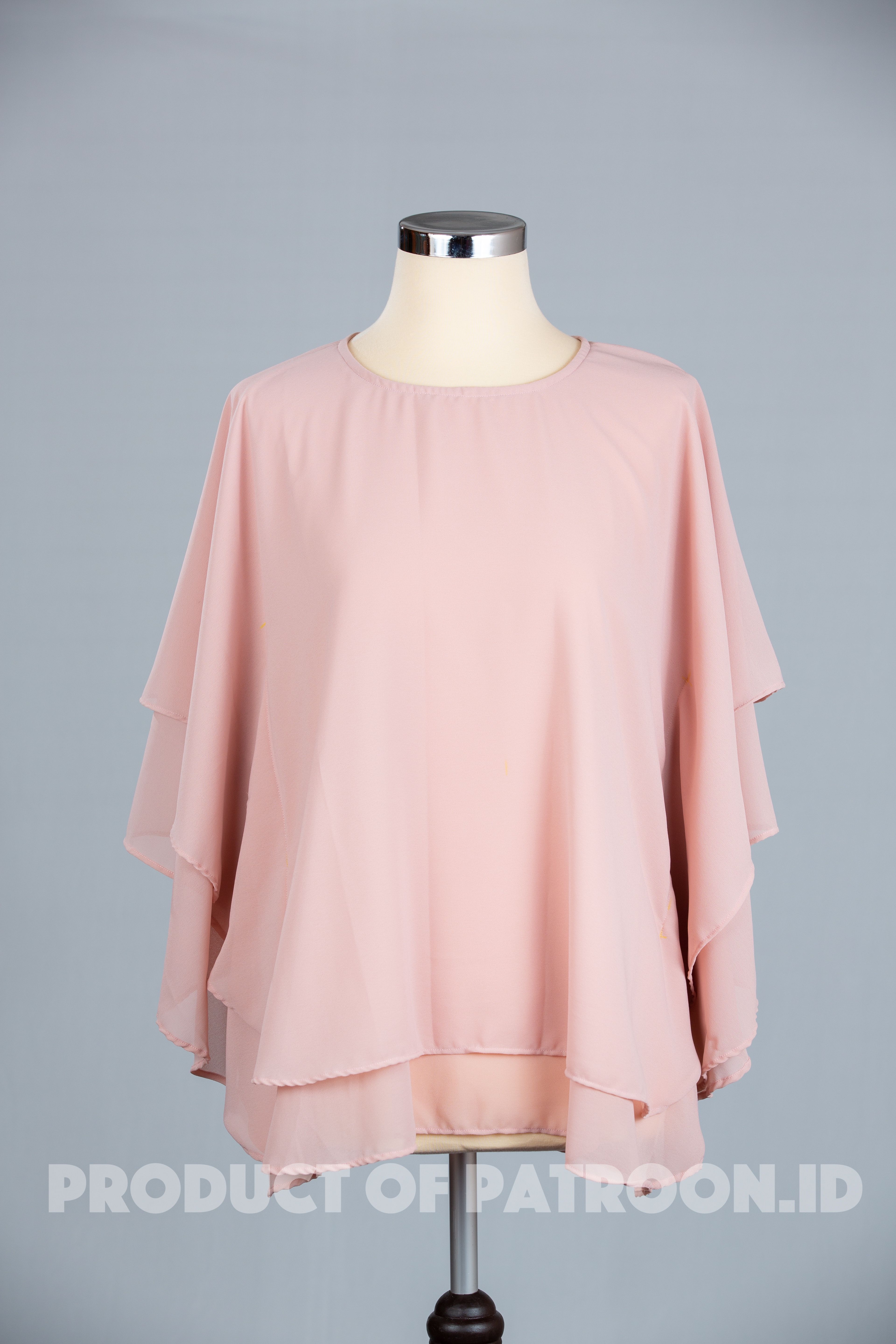 Atasan Wanita Model Kelelawar - "Dusty Pink"
